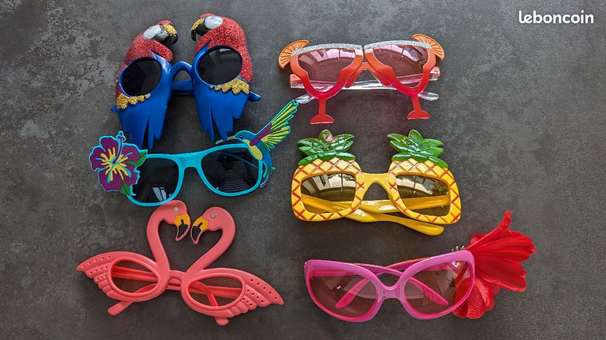 Lot lunettes rigolotes photobooth (image 1)