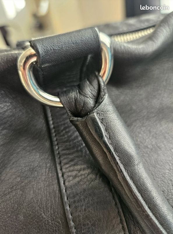 Sac Bandoulière En Cuir Sonia Rykiel 'Domino' - Bleu - Neuf Sans Étiquettes