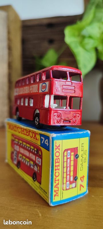 Ancienne miniature Matchbox Lesney Daimler superfast bus londonien (image 2)