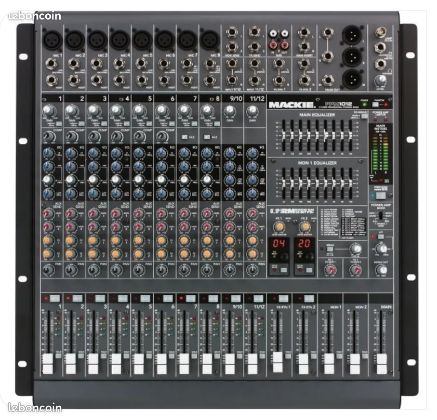 Console de Mixage / Amplificateur MACKIE PPM1012 – Puissante & Pro (image 1)