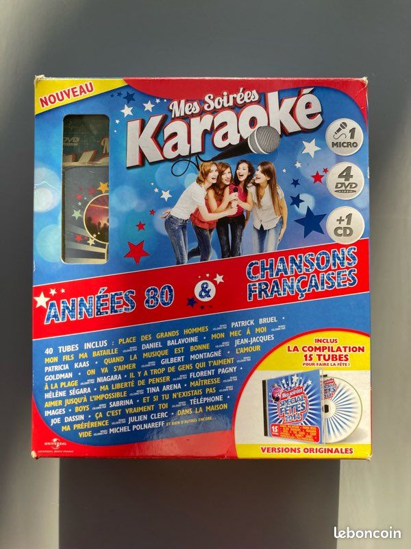 Coffret karaoké années 80 (image 1)