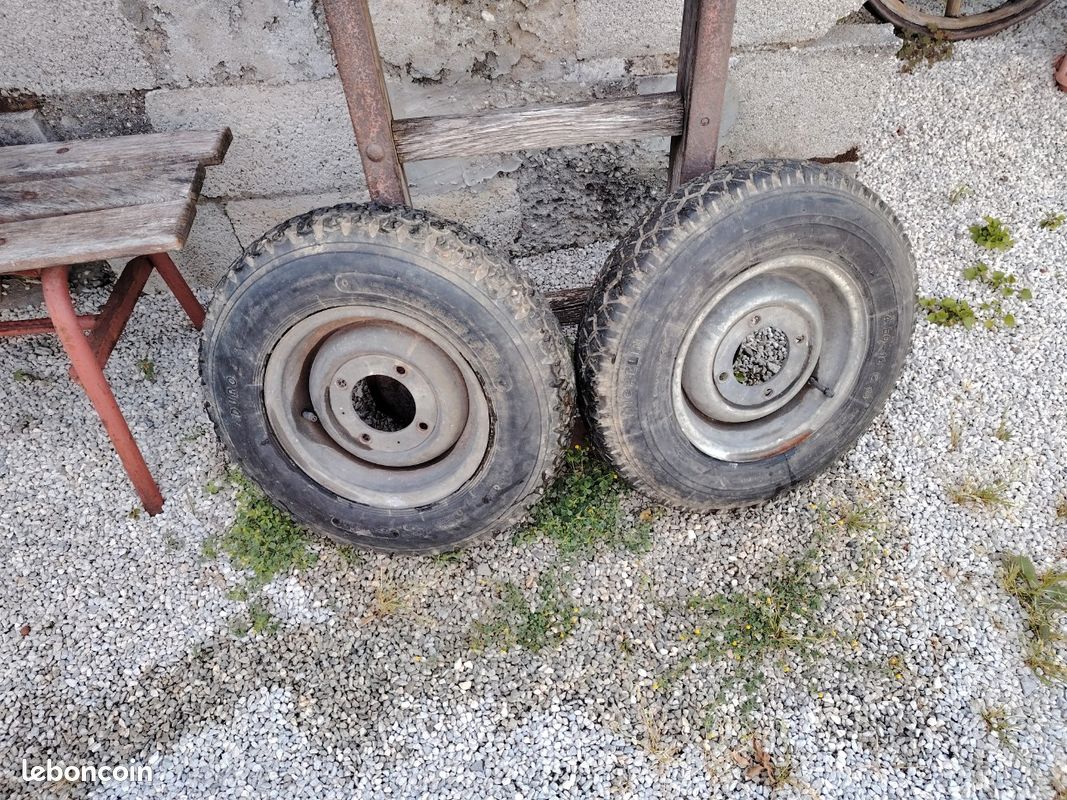 Roues remorque 4 trous 4/50 -10 C (image 1)