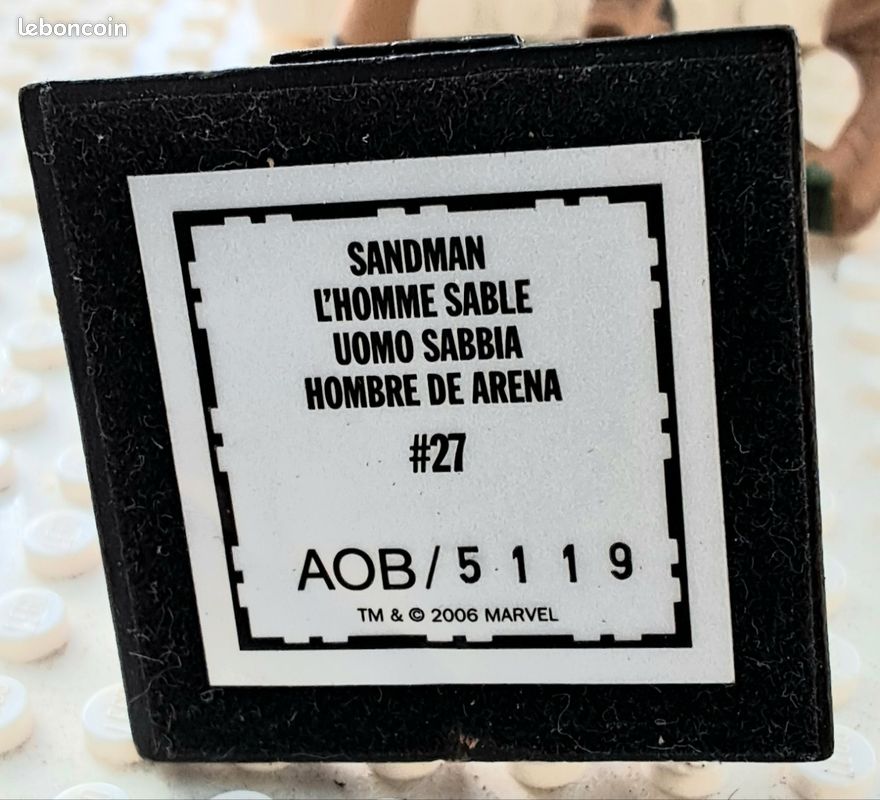 MARVEL "L'homme Sable" Figurine plomb (image 2)