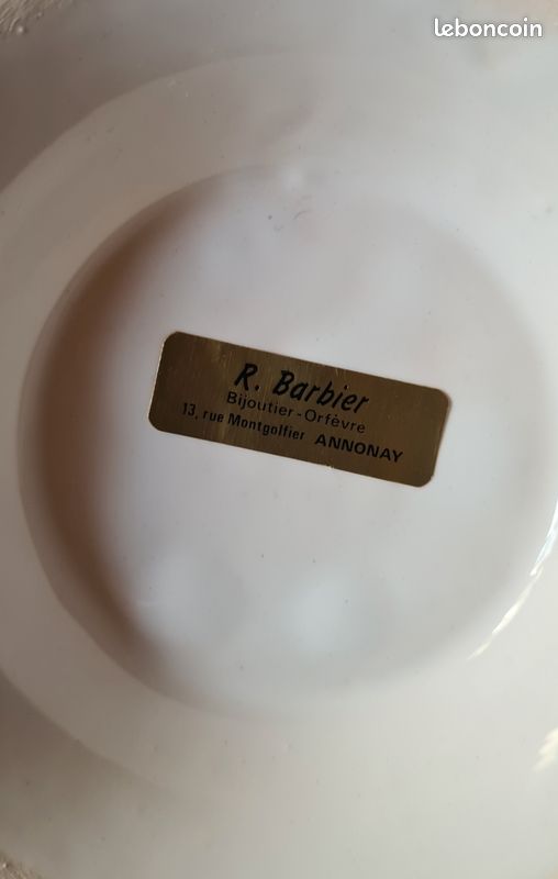 Soupière vintage céramique étain, article de bijouterie (image 10)