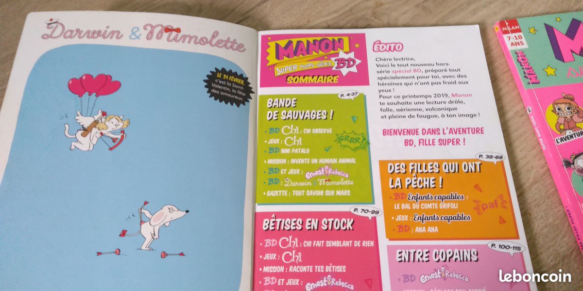 Lot de magazines Manon BD (image 2)