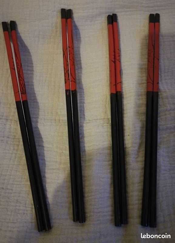 4 paires de baguettes chinoises - anges78 - 5 euros (image 1)