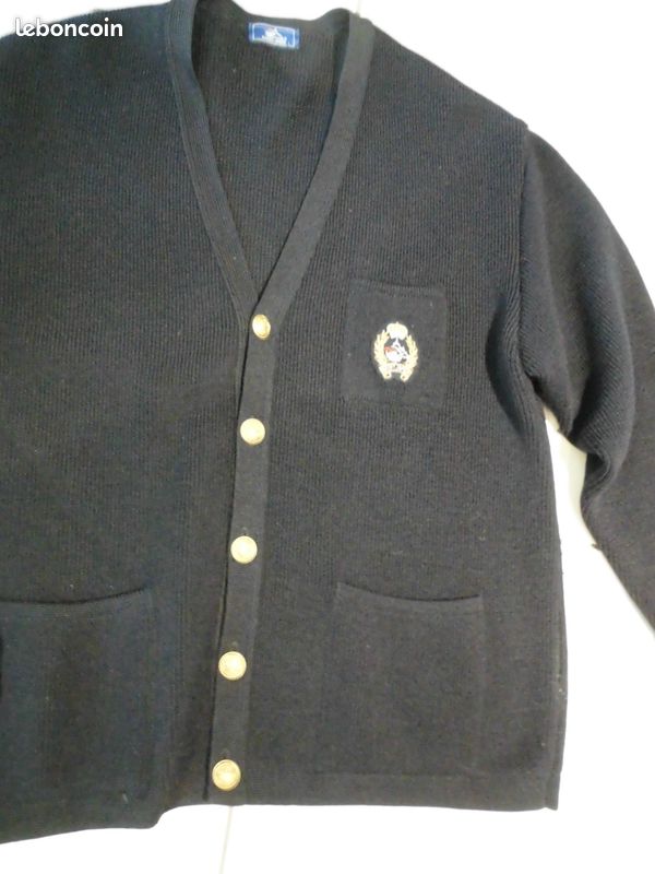 Gilet Saint James Bleu Marine Femme Taille 48 - Laine? - Très Bon état
