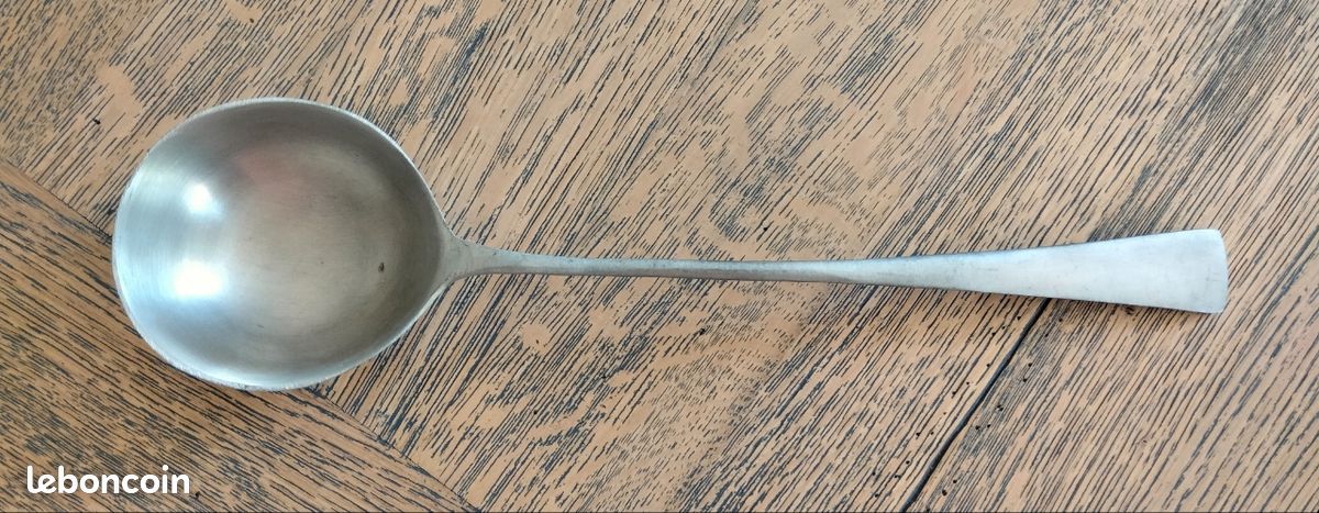 Louche En étain Française – Vintage 1920-1949, Argenté, Reproduction Adulte