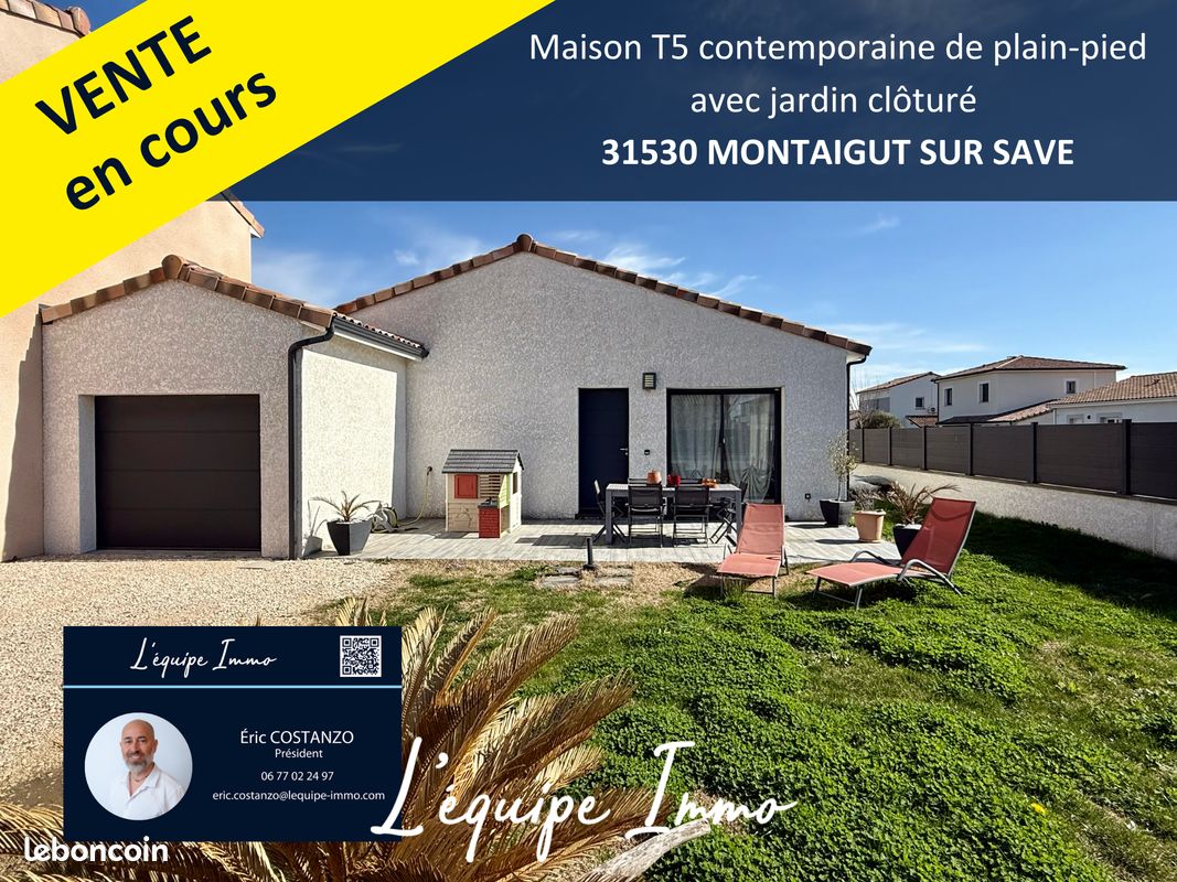 Maison 5 pièces 120 m² · à Montaigut-sur-Save · 120 m² · 325 000 €