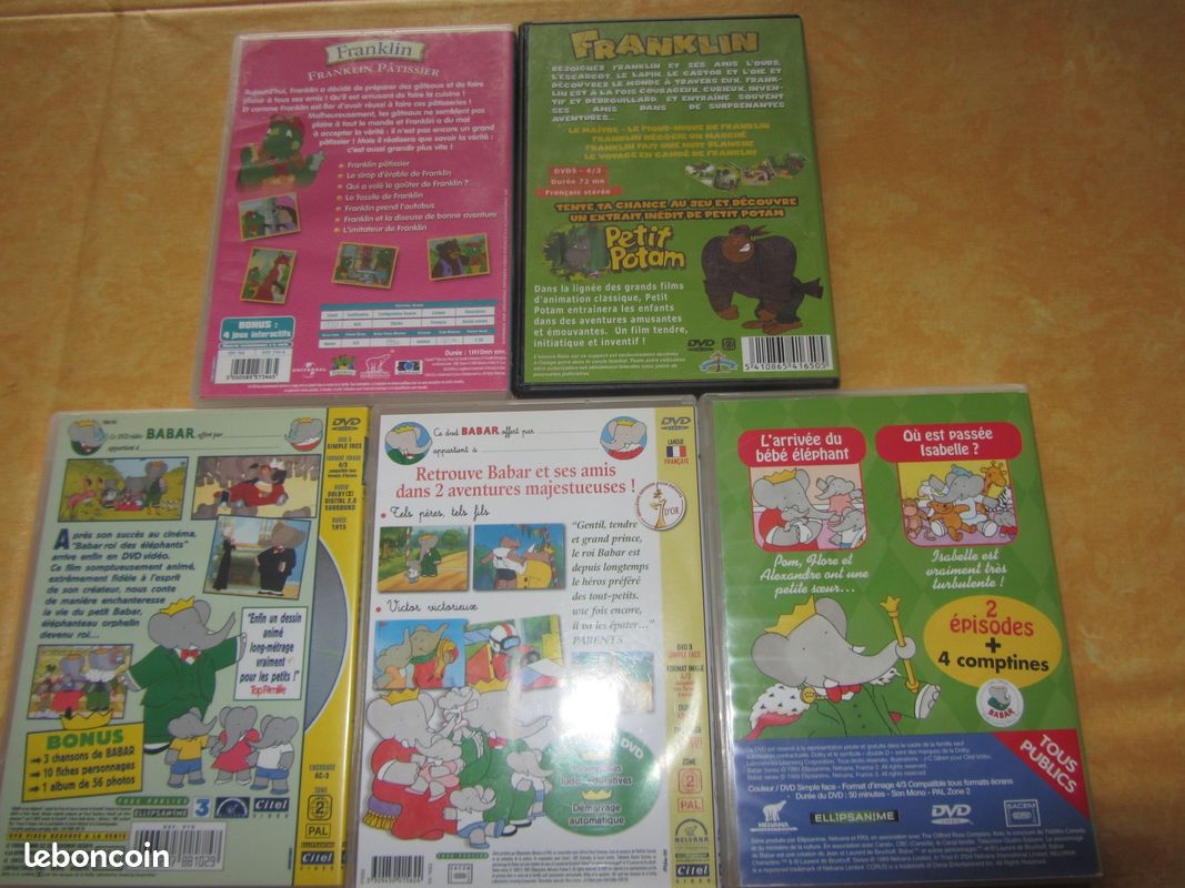 Lot de 3 dvd babar (image 2)