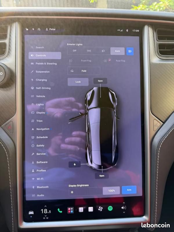 Tesla Model S PERFORMANCE LUDICROUS+ RAVEN 795 CH 4X4 BVA - HAYON ÉLECTRIQUE TOIT PANORAMIQUE VOL... (image 23)