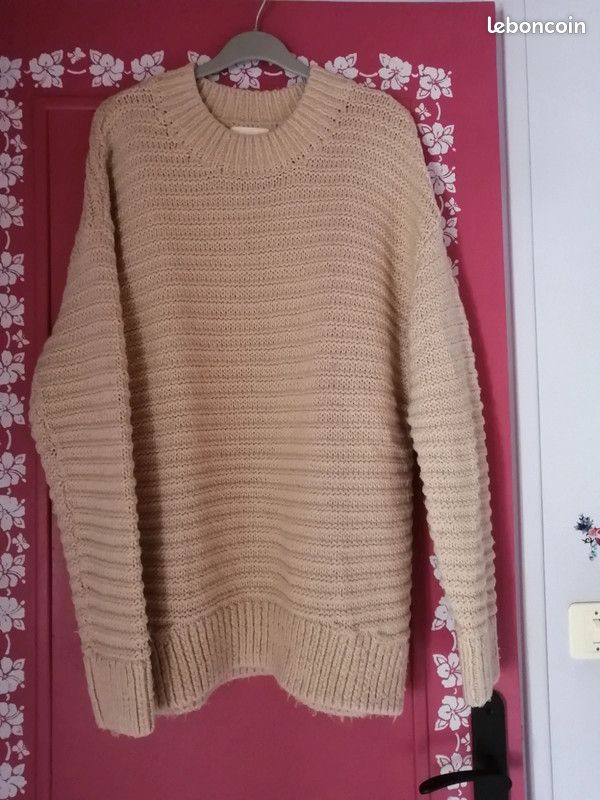 Pull Manches longues côtelé H&M, taille M (image 1)