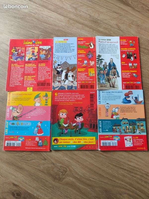 Lot de 6 "j'aime lire" (image 2)