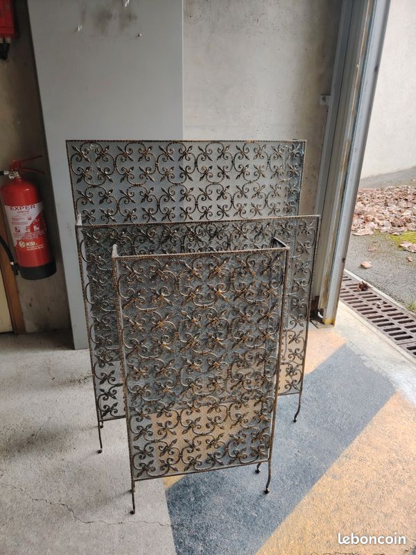 Gris cache radiateur fer forgé (image 12)