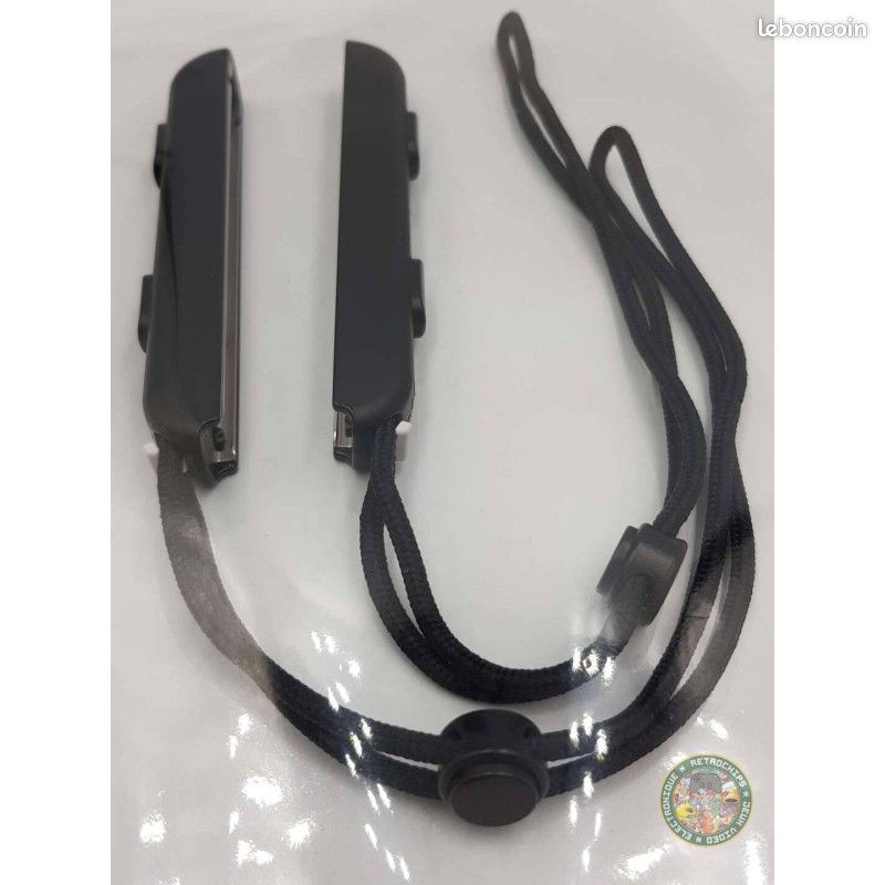 Paire Dragonne Joy-Con Noire Nintendo – BE – Testé – Envoi 24/48h (image 1)