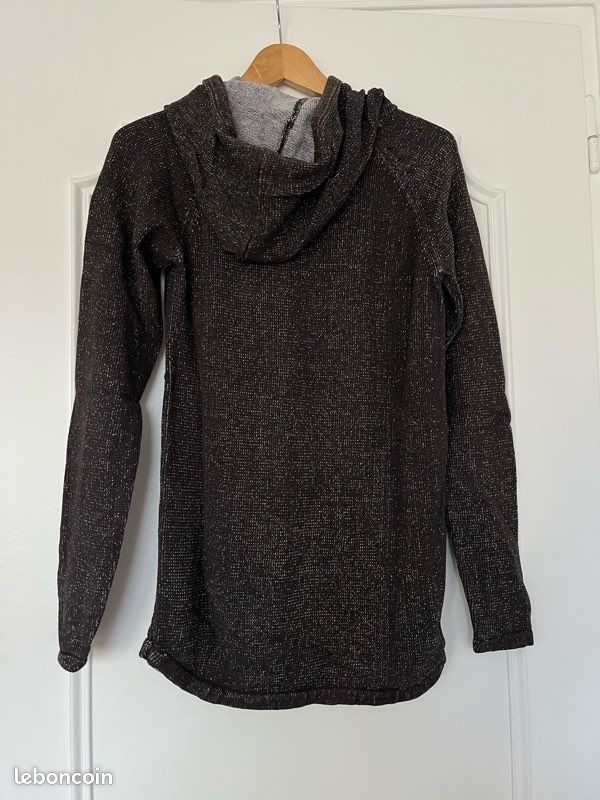 Sweat à capuche gris (image 3)