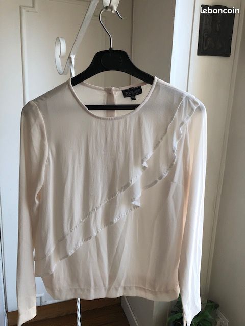 Chemisier blanc TopShop (image 1)
