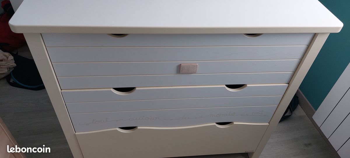 Commode enfant 3 tiroirs SAUTRON (image 4)