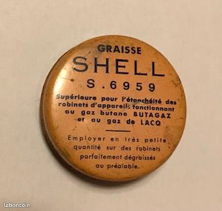 Boite a graisse vintage "SHELL" (image 1)