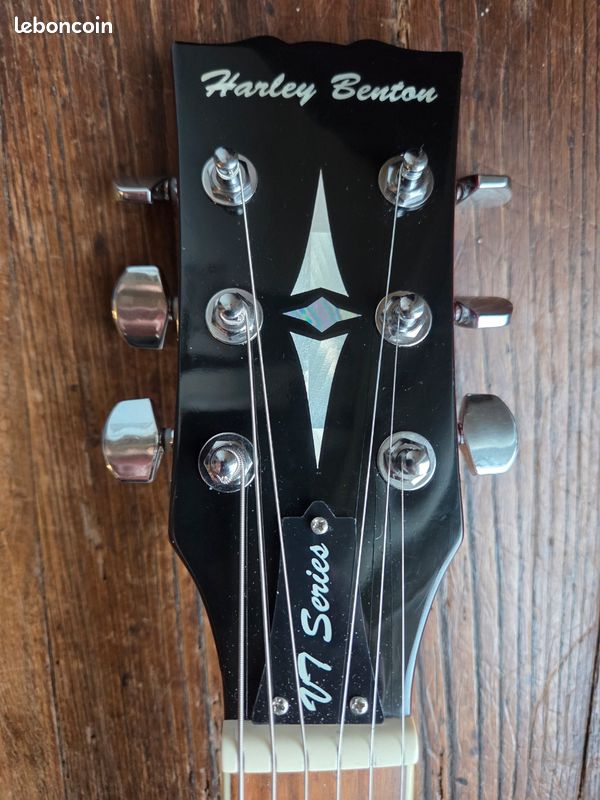 [VDS/ECH] 🎸 Guitare électrique Harley Benton Vintage Series HB-35 Cherry – Demi-caisse type ES335 (image 5)