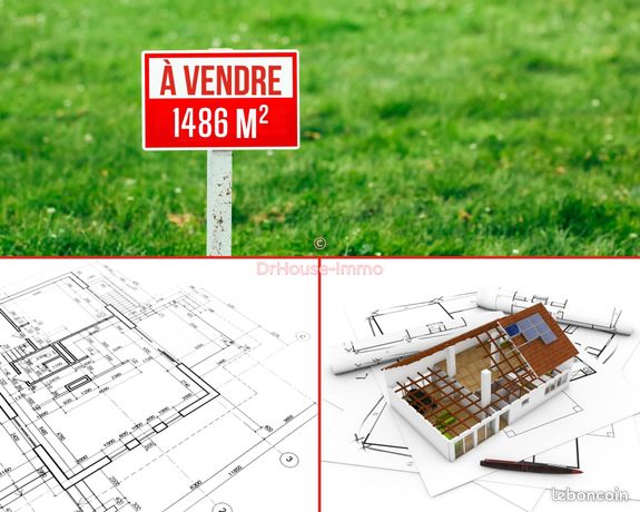 Terrain 1486 m² charbonnieres les varennes
