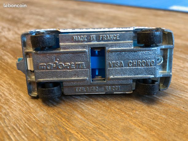 Voiture Miniature Majorette 1/64 Citroën Visa Chrono Verte – Année 1985, Métal, Occasion