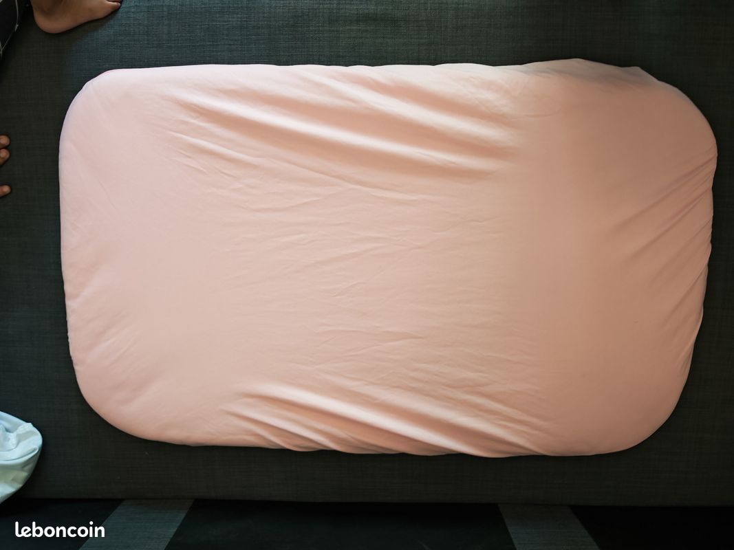 Matelas Lit Enfant 89x52cm Kinderkraft - Mousse 5cm Housse Bambou Lavable