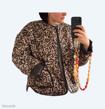 Veste D'hiver Matelassée Losange Pour Femme - Bomber Léger Zippé Avec Poches - Chaud Pour Automne/hiver