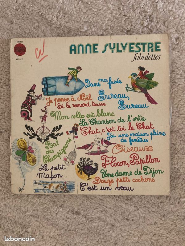 Vinyle Anne Sylvestre Fabulettes (image 1)