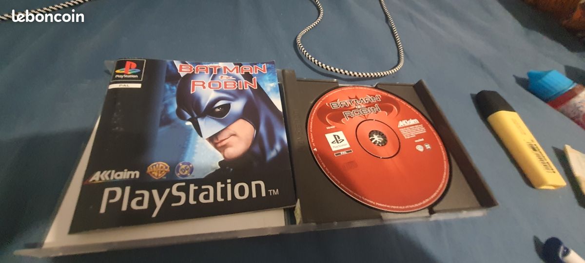 Batman & Robin PS1 Complet PAL FR Bon état