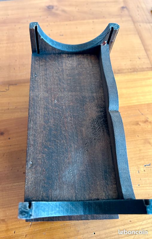 Ancien coffret en bois sculpté breton (image 7)