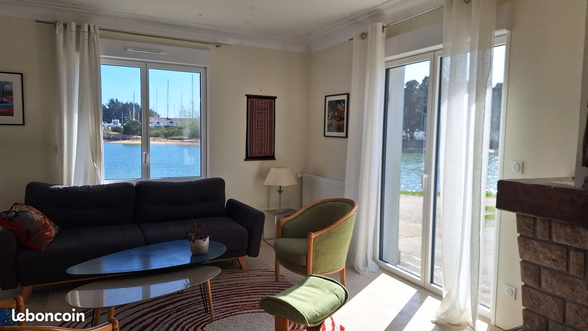 Vue mer Ria Etel appartement RDC très lumineux dans maison familiale (image 6)