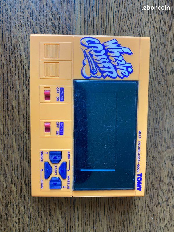 Nintendo Game & Watch – Wheelie Crosser (Tomy Mega Colour 7686) – Complet PAL, état Superbe (Occasion)