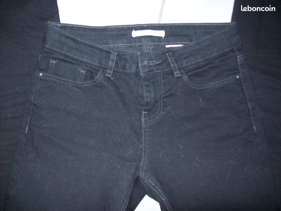 Jean noir camaieu taille 36 (image 3)