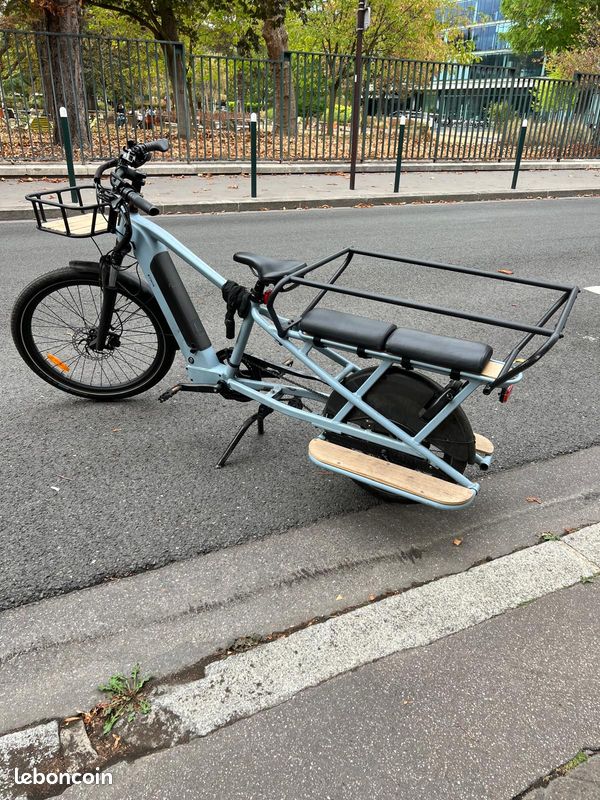 VELO CARGO DECATHLON LONGTAIL R500 électrique (image 2)