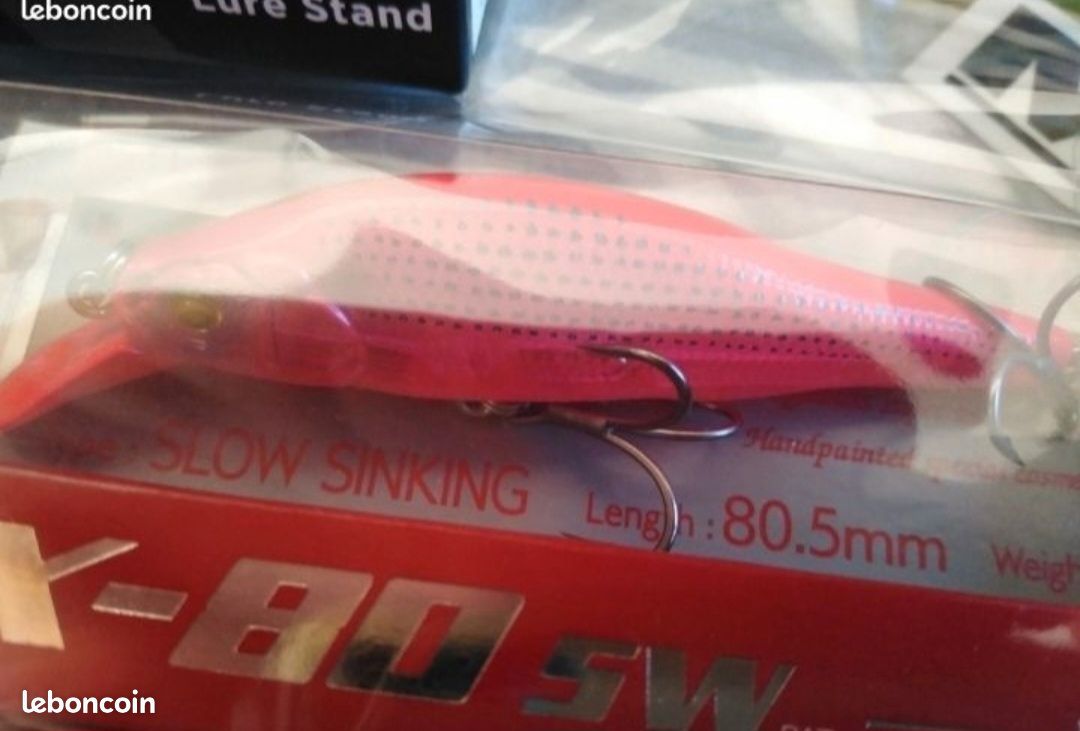 Leurre De Pêche Megabass Lucky Bag - Référence #50823a - Couleur Rouge - Marque Kirinji - Condition Particulière