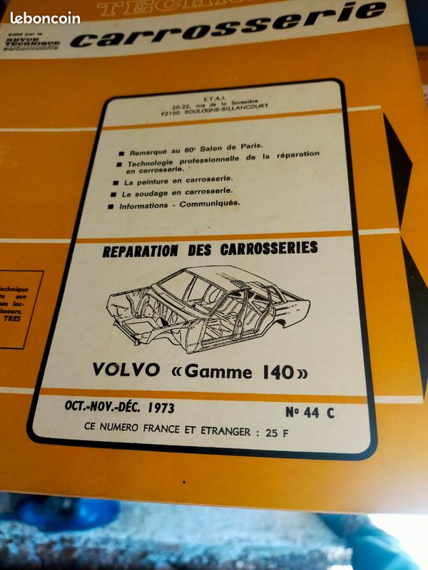 Guide de la carrosserie Volvo 140 (image 1)