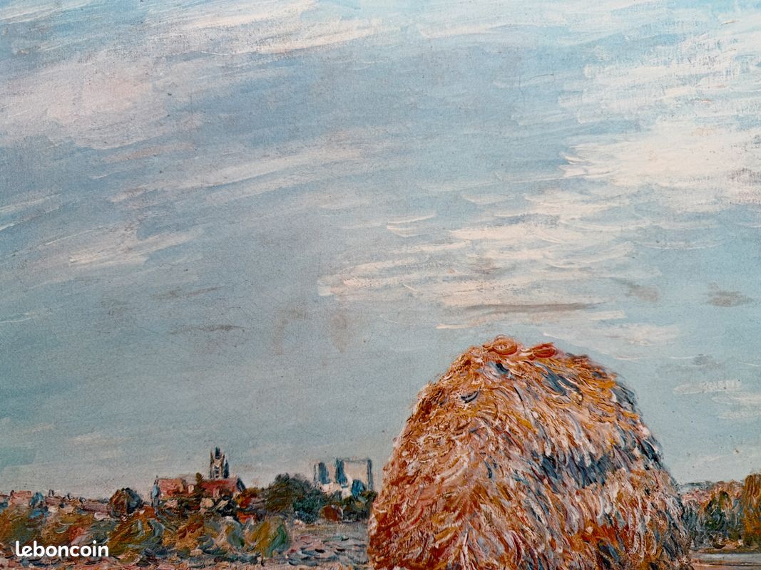 Alfred Sisley (1839-1899)-Meule au bord du Loing (image 2)