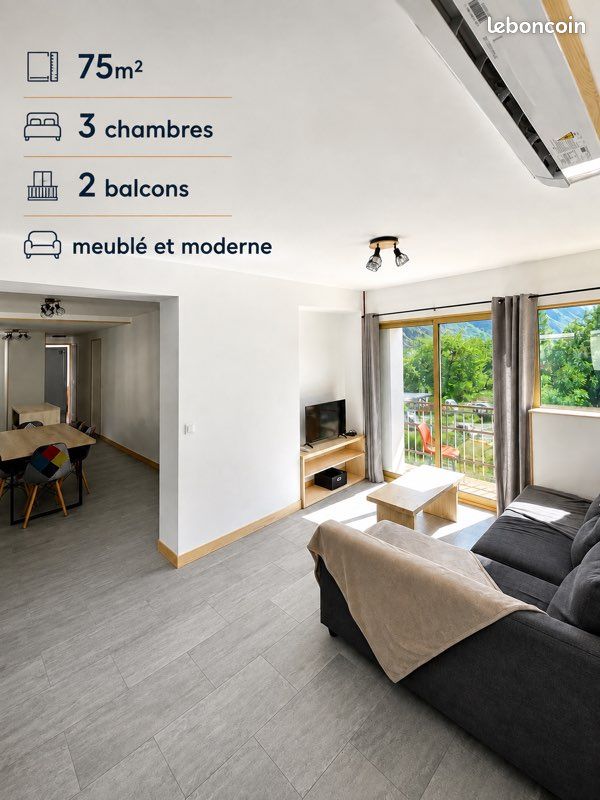 Appartement 4 pièces 75 m² · à Saint-Jean-de-Maurienne · 75 m² · 1 150 €/mois