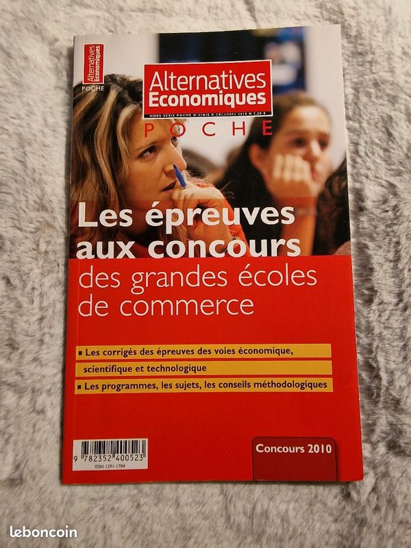 Livre les épreuves concours grandes écoles commerce (image 2)