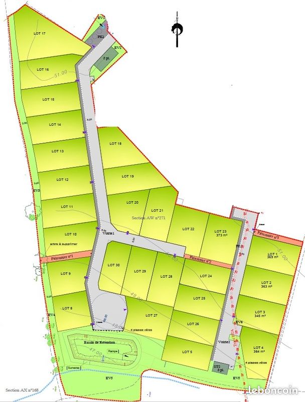 SABLE SUR SARTHE - Terrains à bâtir · à Sablé-sur-Sarthe · 33 000 €