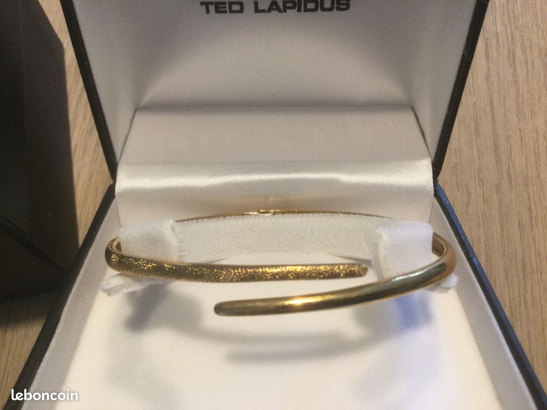 🔹Bracelet Jonc Ted Lapidus plaqué Or (image 2)
