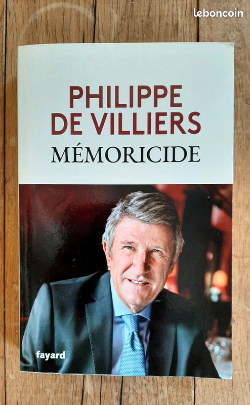 Livre Mémoricide de Philippe De Villiers (image 1)