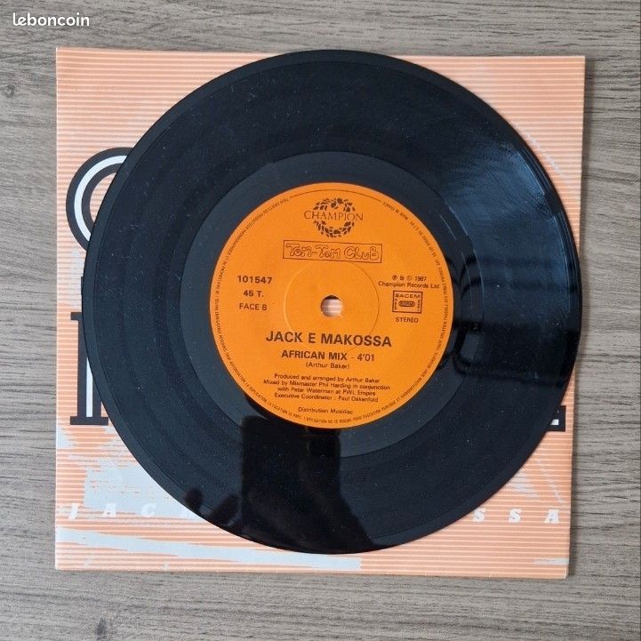 45t Jack E Makossa - The opera house 7" (image 4)