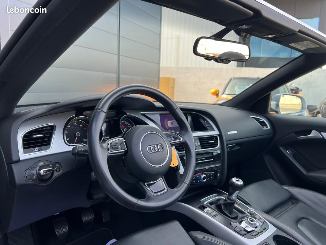Audi A5 Cabriolet 1.8 TFSI 177 S line / CUIR SIEGES CHAUF VENTIL MODES DE CONDUITE ... (image 12)