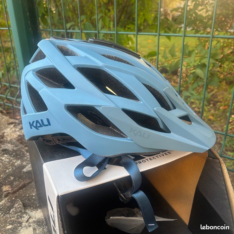 Casque Kali Protectives - Lunati sld mat mos/wht L/XL (image 1)