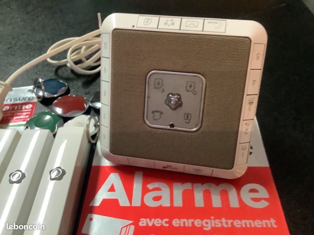 Plaque Extérieure Verisure – Panneau Alarme – Signalétique Maison – Modèle Neuf