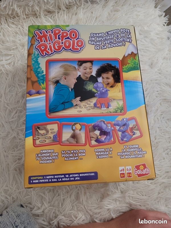 Jeu De Société Hippo Bubble - Marque Maple Toys - Neuf - Pour Enfants Dès 3 Ans