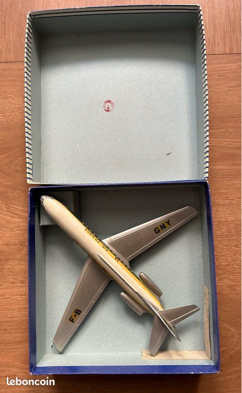 Boîte Vintage Vide Dinky Toy Avion – Années 70, Le Manège Enchanté – Pour Collectionneurs