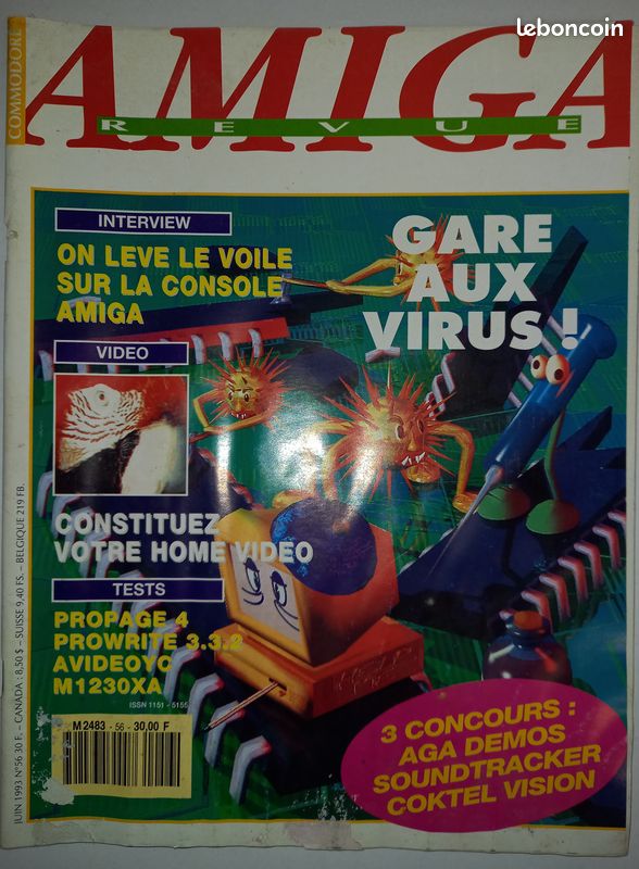 3 REVUES Amiga Commodore ANNEES 1993 (image 3)